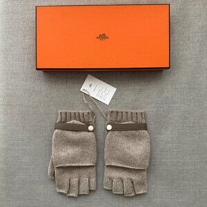 Authentic Hermès Baltimore Mittens Gloves, Giftable
